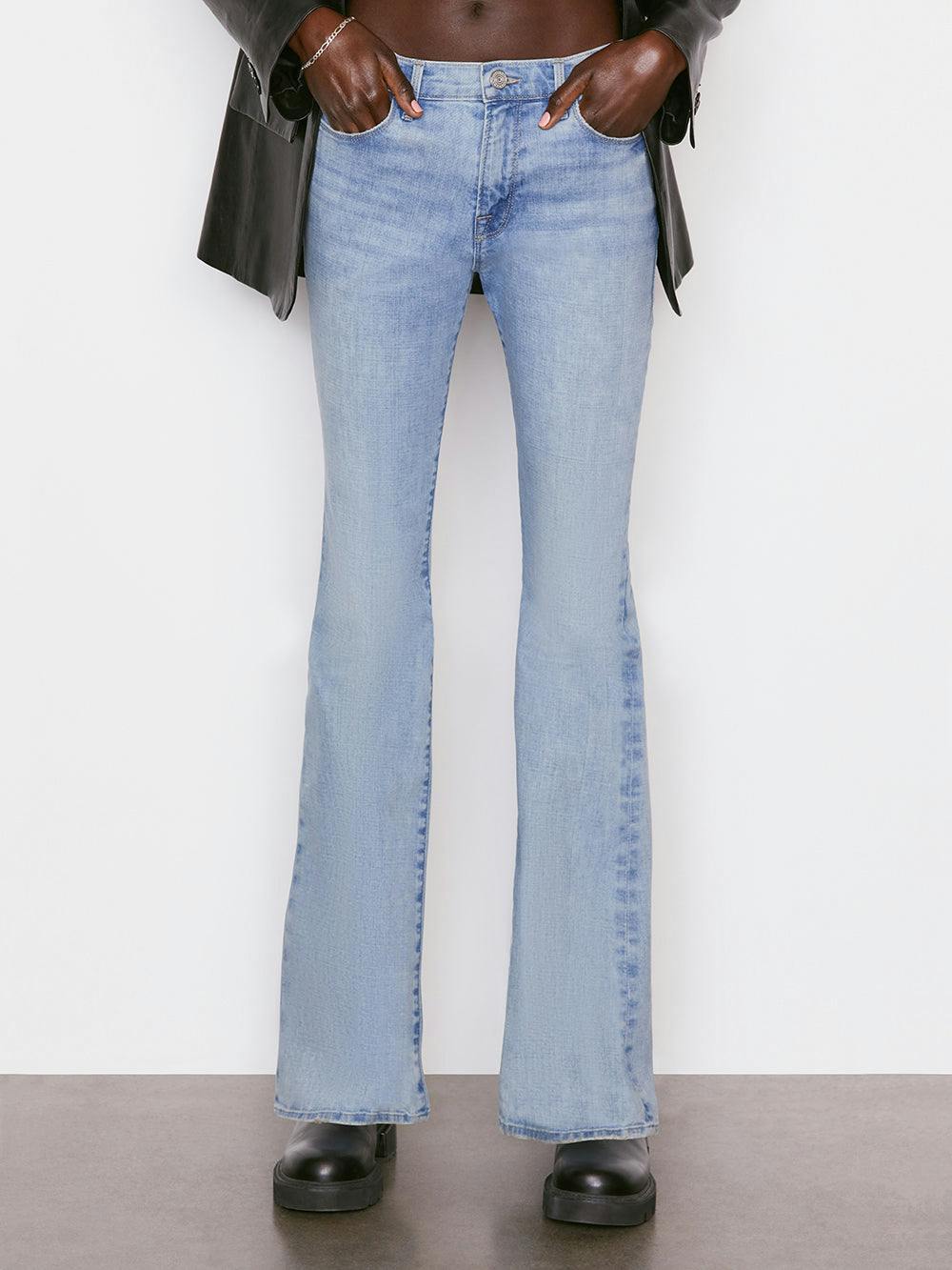 jeans front view